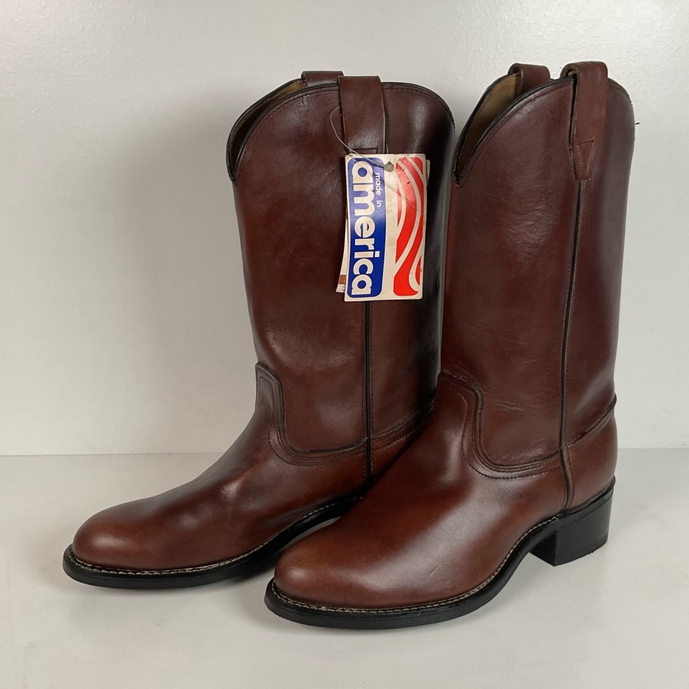 Vintage Georgia Cowboy Work Boots | Thick Hide | USA Made | Men’s 9.5 M